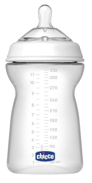 CHICCO BIBERON NATURAL FEEL 6 MESI+330 ML VELOCE - Pharmaleader