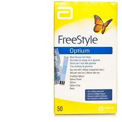 STRISCE MISURAZIONE GLICEMIA FREESTYLE OPTIUM TEST STRIPS 50 PEZZI SENZA CALIBRAZIONE - Pharmaleader