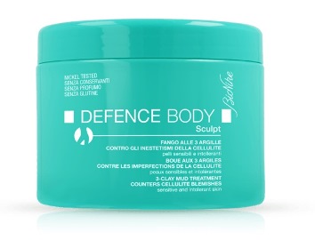 DEFENCE BODY ANTICELLULITE FANGO ALLE 3 ARGILLE VASO 500 G - Pharmaleader