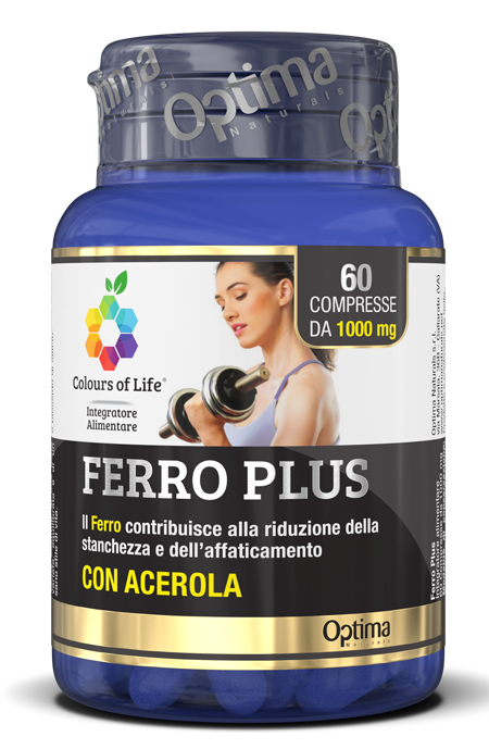 COLOURS OF LIFE FERRO PLUS 60 COMPRESSE 1000 MG - Pharmaleader