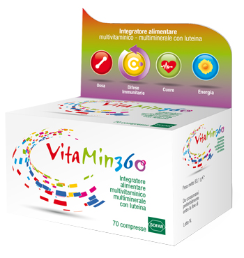VITAMIN 360 MULTIVITAMINICO MULTIMINERALE 70 COMPRESSE ASTUCCIO 93,10 G - Pharmaleader