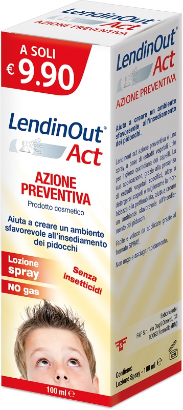 LENDINOUT ACT AZIONE PREVENTIVA SPRAY 100 ML - Pharmaleader