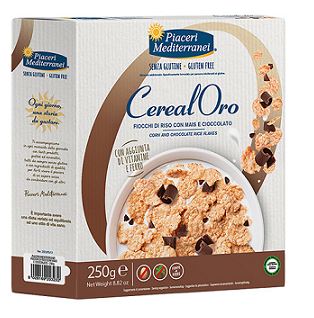 PIACERI MEDITERRANEI CEREALORO FIOCCHI RISO MAIS E CIOCCOLATO 250 G - Pharmaleader