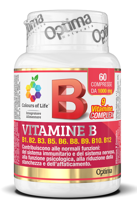 COLOURS OF LIFE VITAMINE B COMPLEX 60 COMPRESSE 1000 MG - Pharmaleader