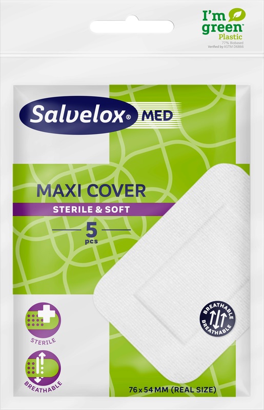 CEROTTO SALVELOX MED MAXI COVER 76X54MM 5 PEZZI - Pharmaleader