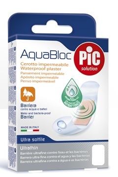 CEROTTO PIC AQUABLOC 10X6 STERILE ANTIBATTERICO 5 PEZZI - Pharmaleader