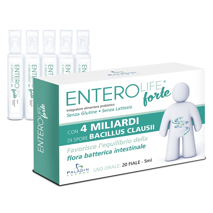 ENTEROLIFE FORTE 4 MILIARDI 20 FIALE DA 5 ML - Pharmaleader