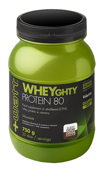 WHEYGHTY PROTEIN 80 CACAO 250 G - Pharmaleader