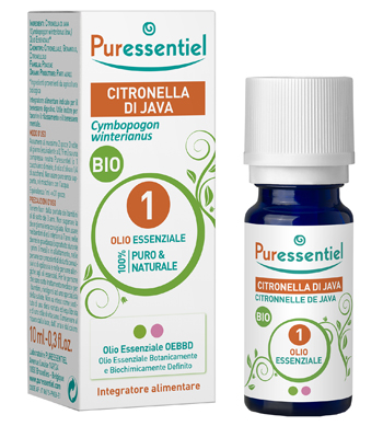 PURESSENTIEL CITRONELLA OLIO ESSENZIALE BIO 10 ML - Pharmaleader