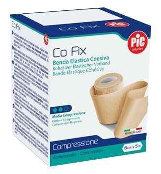 BENDA ELASTICA PIC CO FIX AUTOADESIVA 12X5CM MEDIUM - Pharmaleader