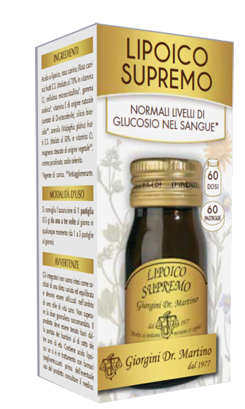 LIPOICO SUPREMO 60 PASTIGLIE - Pharmaleader