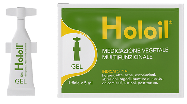 HOLOIL MONODOSE GEL TERMOSOFFIATA 1 FIALA 5ML - Pharmaleader