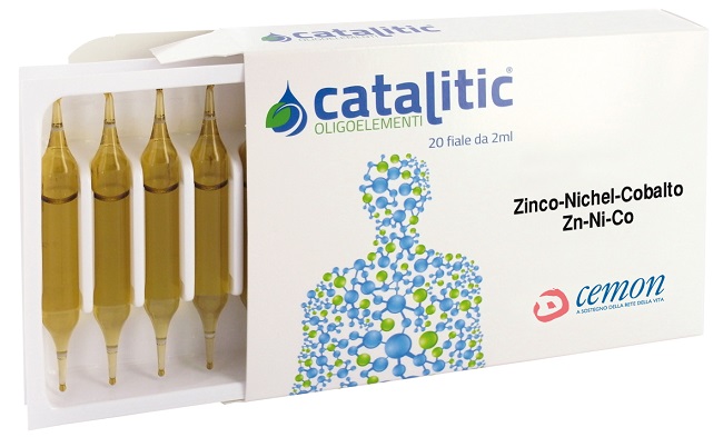 CATALITIC OLIGOELEMENTI ZINCO NICHEL COBALTO ZN-NI-CO 20 AMPOLLE - Pharmaleader