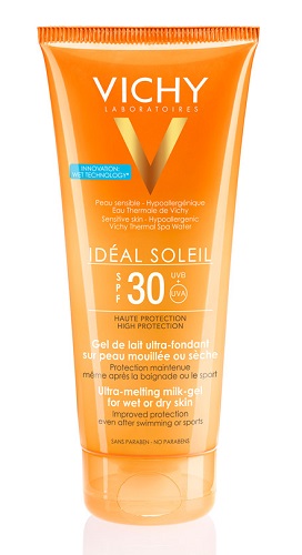IDEAL SOLEIL GEL WET CORPO SPF30 200 ML - Pharmaleader