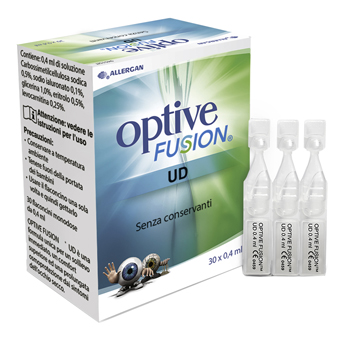 OPTIVE FUSION UD SOLUZIONE OFTALMICA STERILE 30 FLACONCINI MONODOSE 0,4 ML - Pharmaleader