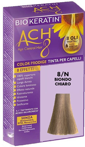 BIOKERATIN ACH8 COLOR PRODIGE 8/N BIONDO CHIARO - Pharmaleader