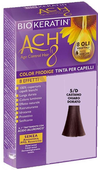 BIOKERATIN ACH8 COLOR PRODIGE 5/D CASTANO CHIARO DORATO - Pharmaleader