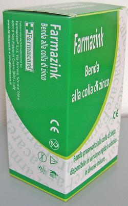 BENDA MEDICATA ELASTICA FARMAZINK CON OSSIDO DI ZINCO CM10X10M 1 PEZZO - Pharmaleader