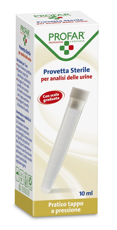 PROVETTA STERILE PER ANALISI DELLE URINE 10 ML PROFAR - Pharmaleader