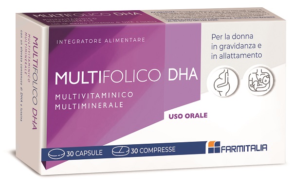 MULTIFOLICO DHA 30 CAPSULE + 30 COMPRESSE - Pharmaleader