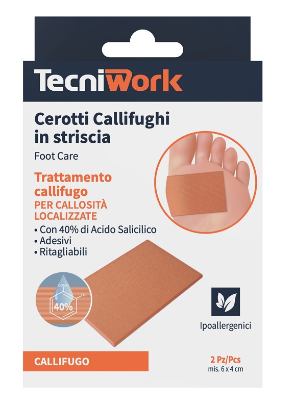 CEROTTI CALLIFUGHI IN STRISCIA CONFEZIONE DA 2 PEZZI - Pharmaleader