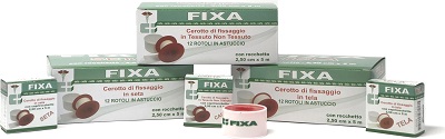CEROTTO TELA CURAMED FIXA CM 2,5X500 CON ROCCHETTO - Pharmaleader