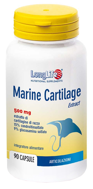 LONGLIFE MARINE CARTILAGE 90 CAPSULE DI GELATINA - Pharmaleader