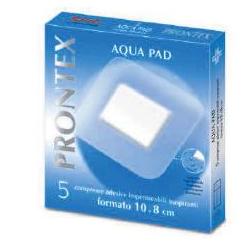 GARZA COMPRESSA PRONTEX AQUA PAD 10X8CM 5 PEZZI - Pharmaleader