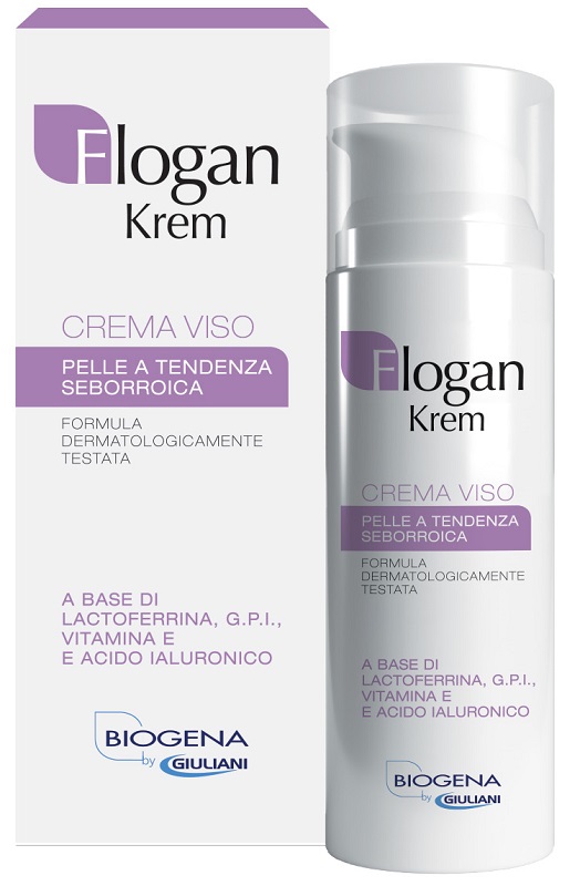 FLOGANKREM CREMA VISO PELLE TENDENZA SEBORROICA 50 ML - Pharmaleader