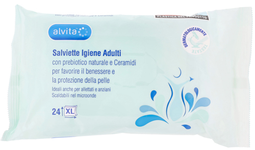 ALVITA SALVIETTE IGIENE ADULTI 24 PEZZI - Pharmaleader