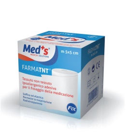CEROTTO MEDS FARMATESSUTO NON TESSUTO TESSUTO NON TESSUTO FIX IPOALLERGENICO ADESIVO 250X5 CM - Pharmaleader