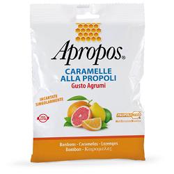 APROPOS CARAMELLE ALLA PROPOLI GUSTO AGRUMI 50 G - Pharmaleader