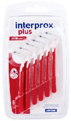 INTERPROX PLUS MINICONICO ROSSO 6 PEZZI - Pharmaleader