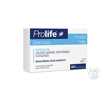 PROLIFE ZEROGAS 45 COMPRESSE - Pharmaleader