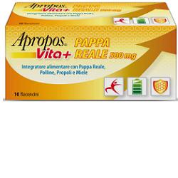 APROPOS VITA+ PAPPA REALE 500 MG 10 FLACONCINI 10 ML - Pharmaleader