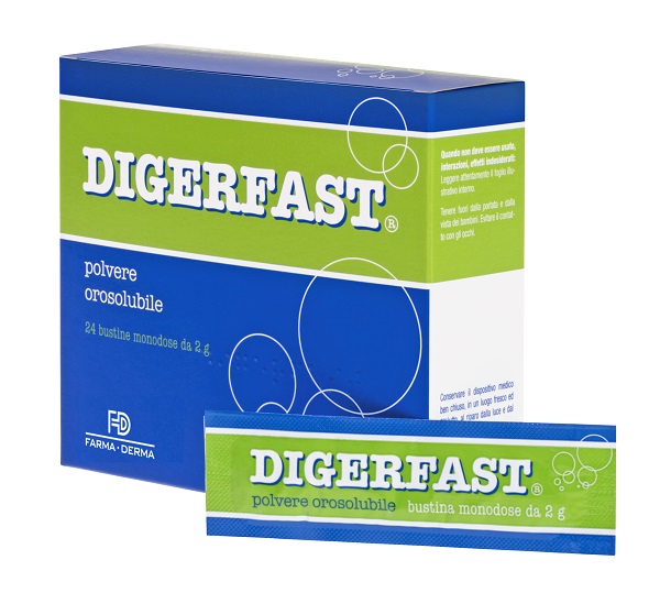 DIGERFAST POLVERE 24 BUSTINE MONODOSE 2 G - Pharmaleader