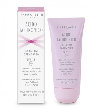 ACIDO IALURONICO BB CREAM CREMA VISO SPF15 TRATTAMENTO UNIFORMANTE ANTIAGE 8 IN 1 50 ML - Pharmaleader