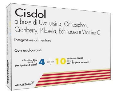 CISDOL 4 BUSTINE BLU DA 4,5 G + 10 BUSTINE GIALLE DA 3 G - Pharmaleader
