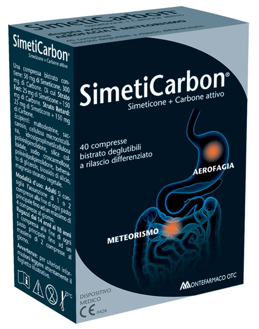 SIMETICARBON 40 COMPRESSE - Pharmaleader