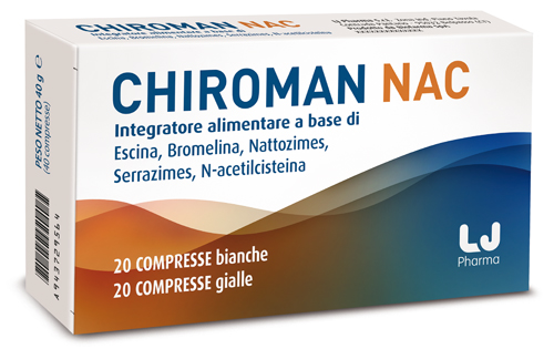 CHIROMAN NAC 20 COMPRESSE BIANCHE + 20 COMPRESSE GIALLE - Pharmaleader