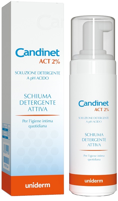 CANDINET ACT 2% SCHIUMA DETERGENTE ATTIVA 150 ML - Pharmaleader
