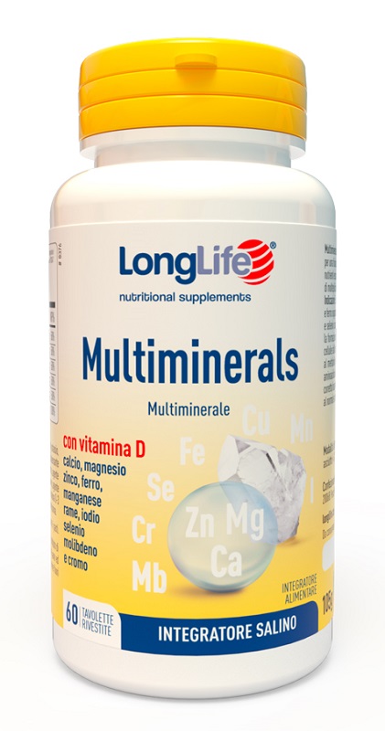 LONGLIFE MULTIMINERALS 60 TAVOLETTE RIVESTITE - Pharmaleader