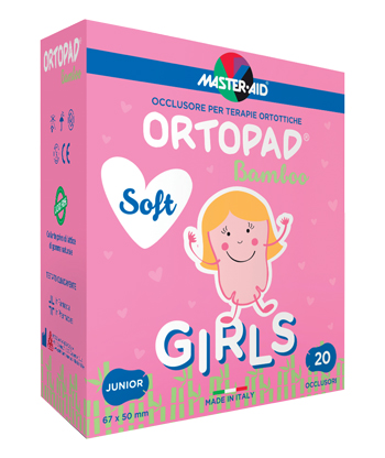CEROTTO OCULARE PER ORTOTTICA ORTOPAD SOFT GIRLS JUNIOR 20 PEZZI - Pharmaleader