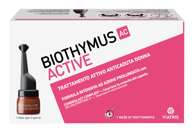 BIOTHYMUS AC ACTIVE TRATTAMENTO ATTIVO ANTICADUTA DONNA 10 FIALE - Pharmaleader