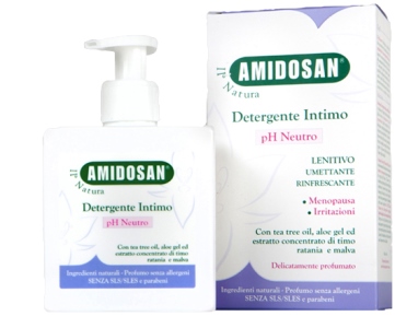 AMIDOSAN II NATURA DETERGENTE INTIMO PH NEUTRO 250 ML - Pharmaleader