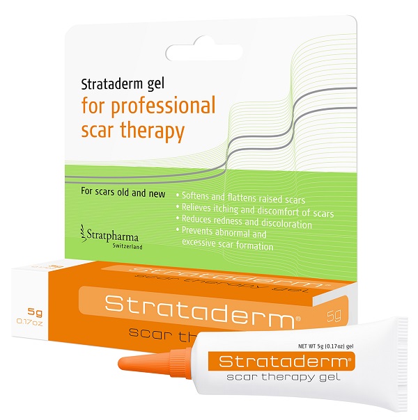 GEL AL SILICONE PER IL TRATTAMENTO DELLE CICATRICI STRATADERM 5G - Pharmaleader