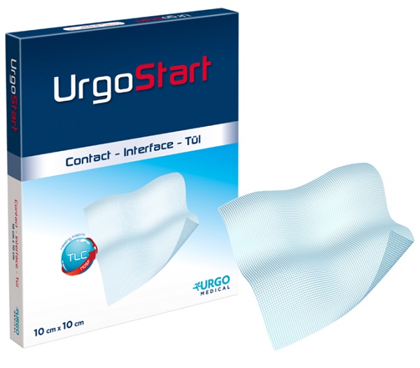 MEDICAZIONE NON ADERENTE URGOSTART CONTACT 10X10CM 10 PEZZI - Pharmaleader