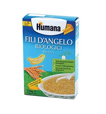 HUMANA FILI D'ANGELO PASTINA BIOLOGICA 320 G - Pharmaleader