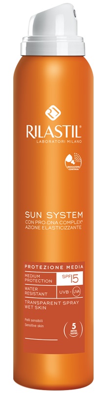 RILASTIL SUN SYSTEM PHOTO PROTECTION THERAPY SPF15 TRANSPARENT SPRAY 200 ML - Pharmaleader
