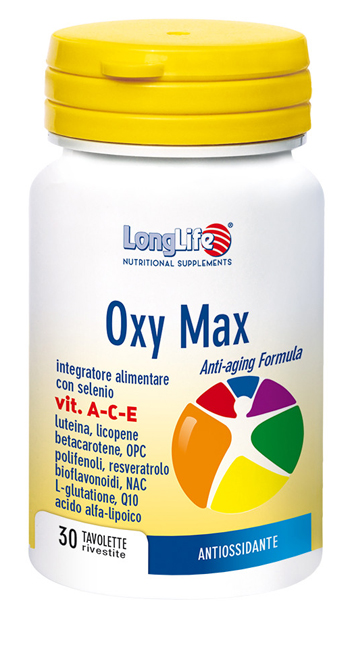 LONGLIFE OXY MAX 30 TAVOLETTE RIVESTITE - Pharmaleader